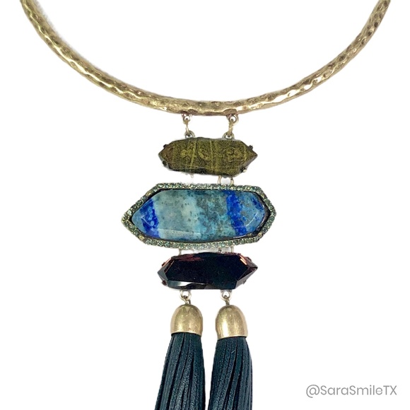 BOUTIQUE Tassel Jewel Statement Necklace - NWOT - Picture 2 of 7